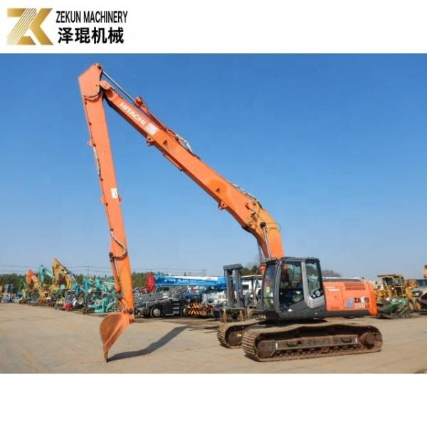 Long Reach Boom Hitachi ZX200LC Excavator with 20 Tons Capacity and Low Working