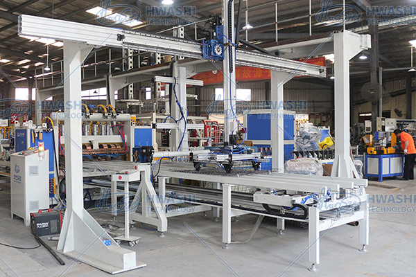 High Speed Automatic Wire Shelf Welding Machine for Wire Mesh Deck Shelving Production