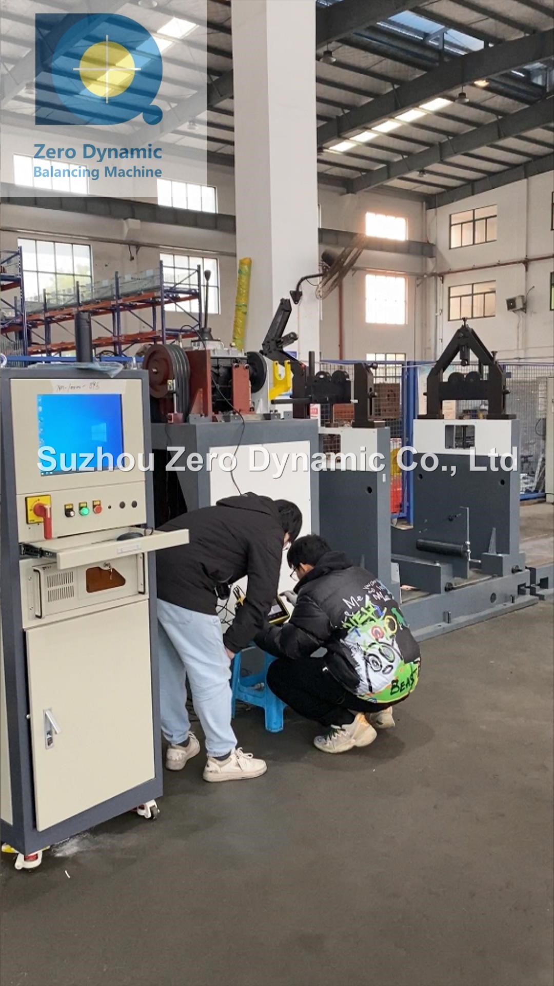 Dust Blower Impeller Balancing Machine, Large Motor Rotor Balancing Machine