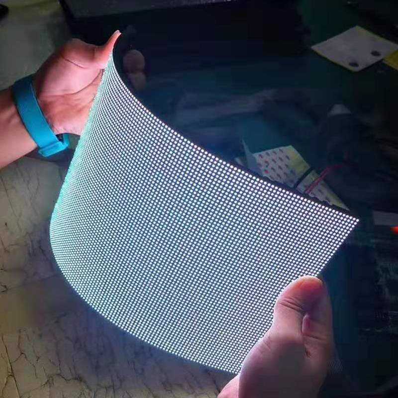 RGB Lightweight Flexible Video Wall , Multifunctional Curve LED Screen