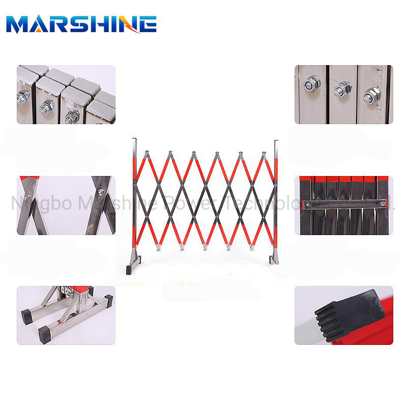 Telescopic Fences Stainless Steel Security Fence Movable Folding Isolation Fence