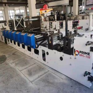 10m/Min-110m/Min Flexo Printing Machine 6 Colour 320mm