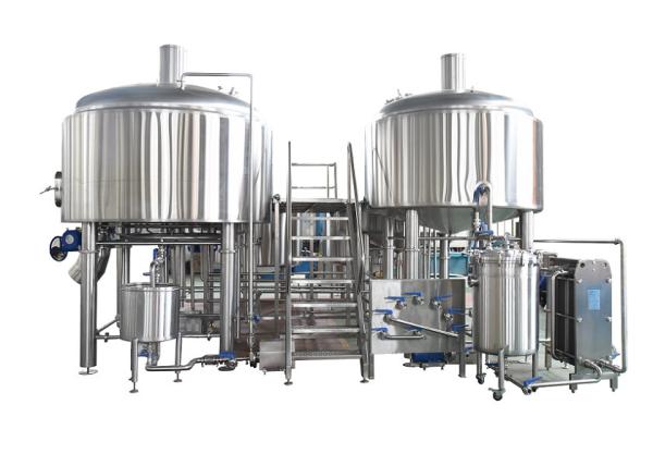 1500L Stainless Steel Large Brewing Equipment Semi - Automatic In Beer