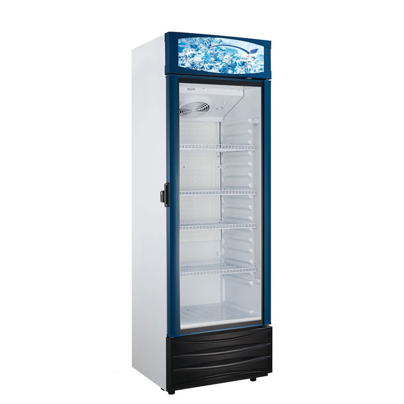 Store Ice Cream / Frozen Food Upright Display Freezer