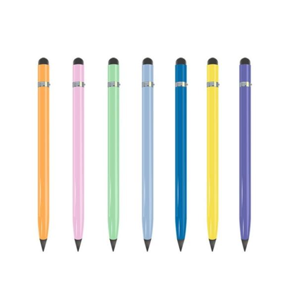 Creative Metal Eternal Pencil Multifunctional Colorful Touch Screen Stylus