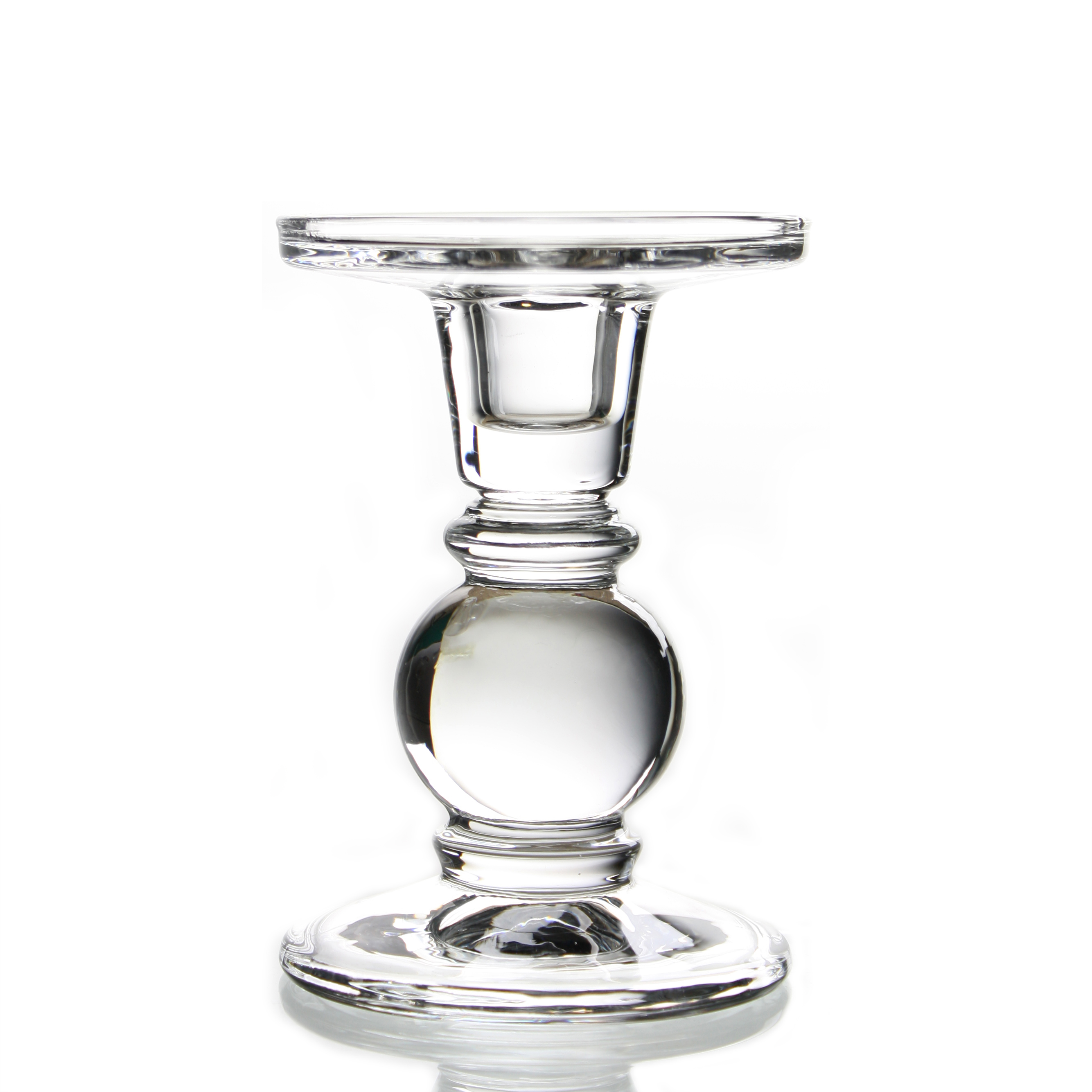 Classic Clear Glass candle holder for party wedding celebration