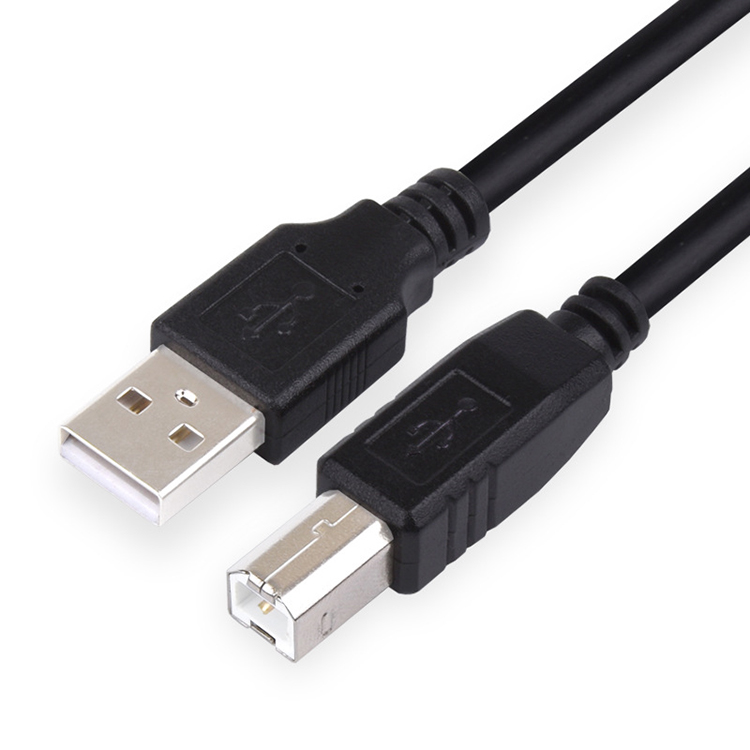 High Speed Data Charging 1M Type A Male to B Male USB 2.0 Cable for Printer Scanner