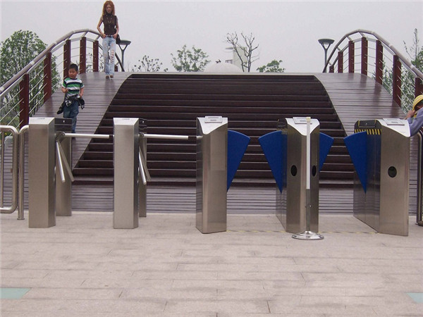 27cm Length Full Automatic Outdoor Flap Barrier Gate 24VDC Motor