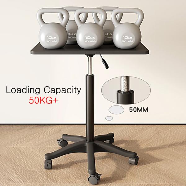 Adjustable Sofa Side Table, Movable Lifting Computer , Standing Laptop Student Dormitory with Wheels Pulleys