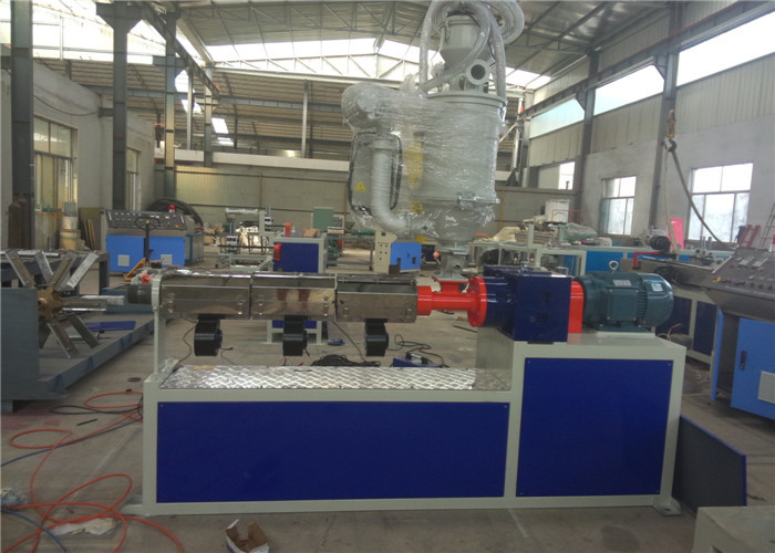 Multi Section Vacuum System Twin Screw Extruder Pipe Extrusion Machine CE & ISO9001