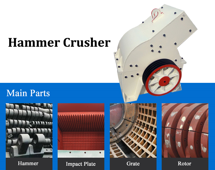 10-25 tph Hammer Mill rock Crusher Mobile Mini Hammer Crusher Mill