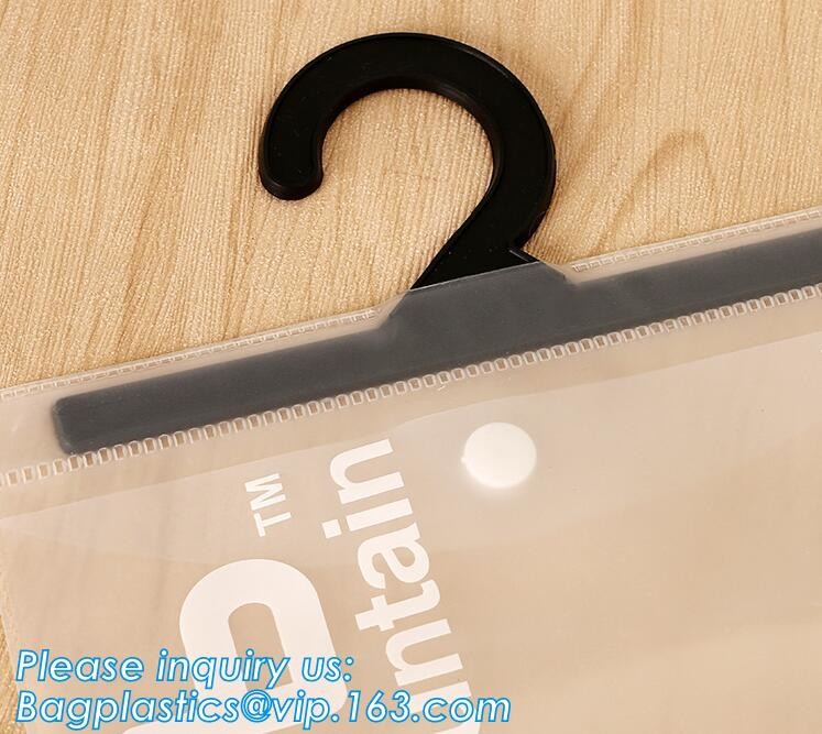 hanger bag with zip lock on the top,Frosted Zip lockk bag EVA PVC hanger bag for clothes, EVA frost drawstring bag, Froste