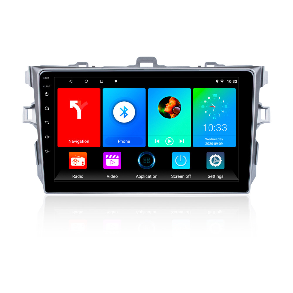  Capacitive Screen Phonelink Android Car Stereo Radio Player For Toyota Corolla 2007-2013 Manufactures