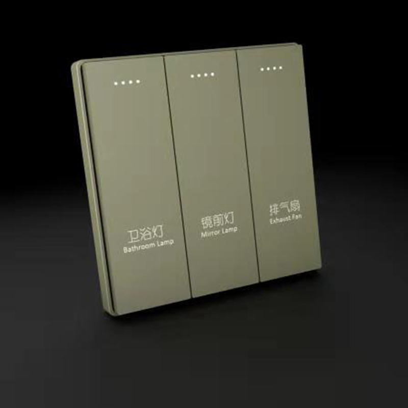 Black Wifi Connected Light Switch 220V Smart Switch For Led Lights
