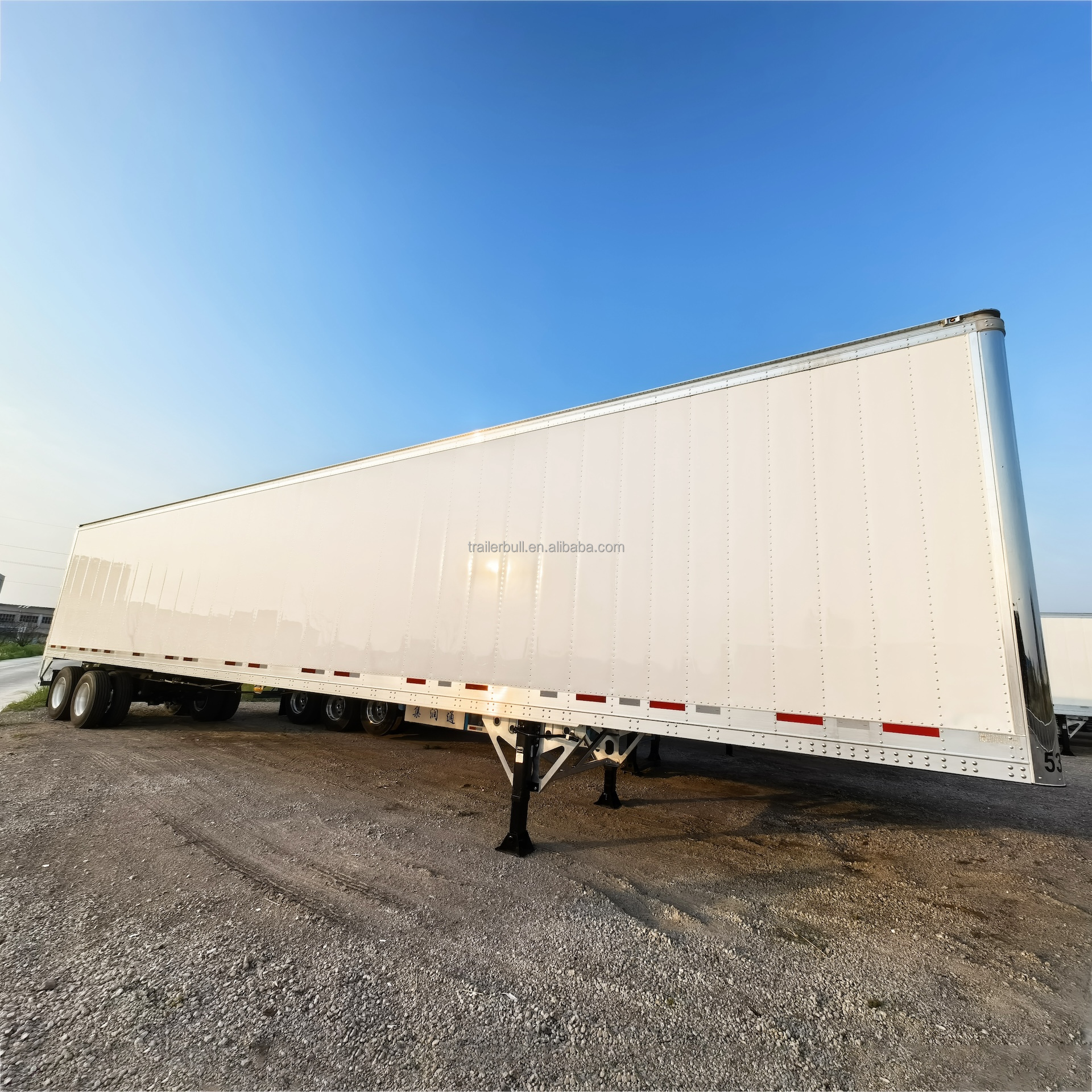 Aluminum Composite Sandwich Insulation Walls 45FT Reefer Semi-Trailer for America Market