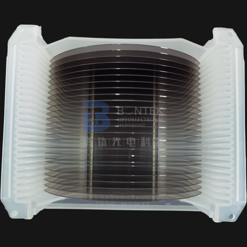 Black 4 Inch 0.35mm Lithium Tantalate Wafer Polarized For SAW / BAW Applications
