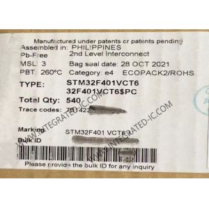  Microcontroller MCU STM32F401VCT6 256KB FLASH Microcontroller Chip LQFP100 84MHz Manufactures