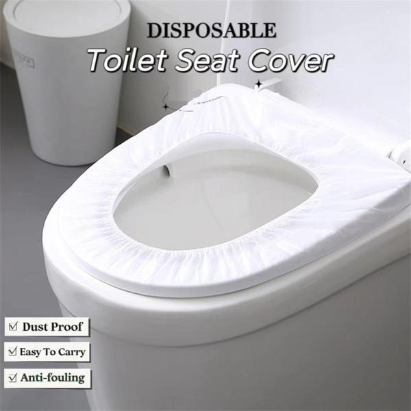 Bathroom Seat Cover Disposable Non-Woven Toilet Seat Mat Anti-Dust Toilet Seat