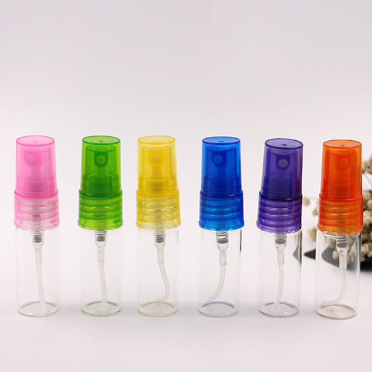 10 ml glass tube perfume spray small bottles