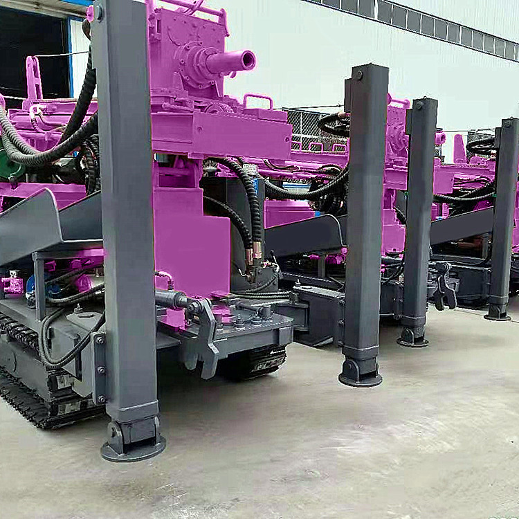 Deep Water Well Crawler Rotary Drilling Rig Hydraulic Drilling Machine 260m