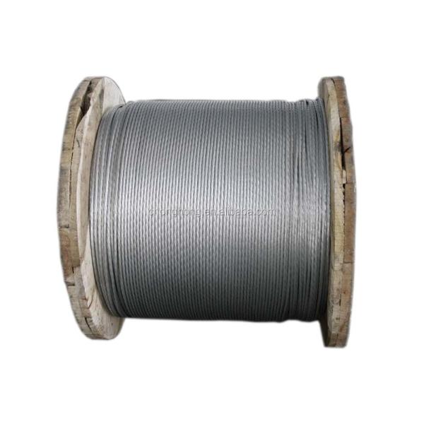 8mm 10mm Galvanized Steel Wire Rope for 8x19S DIN3062 Elevator Ropes Steel Grade