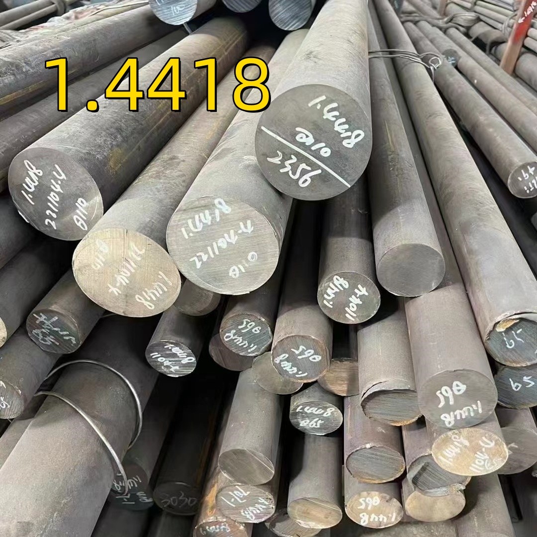 DIN 1.4418 S165M Stainless Steel Round Bar Quenched and Tempered OD 85mm EN1008-3 With 3.1 Certificate