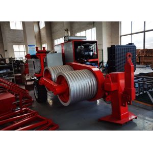 China 60kN Hydraulic Overhead Powerline Stringing Equipment 5km/H Pulling on sale
