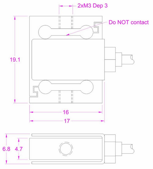 micro load cell 1lb