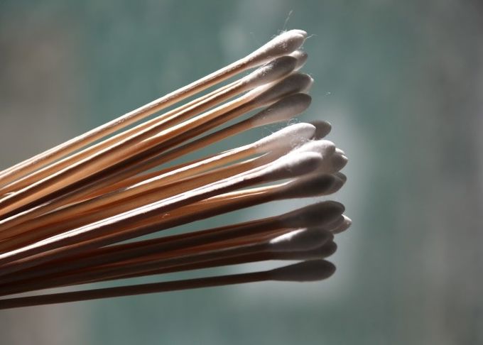 Bamboo Ear Cleaning CE 50pcs Wooden Cotton Swabs