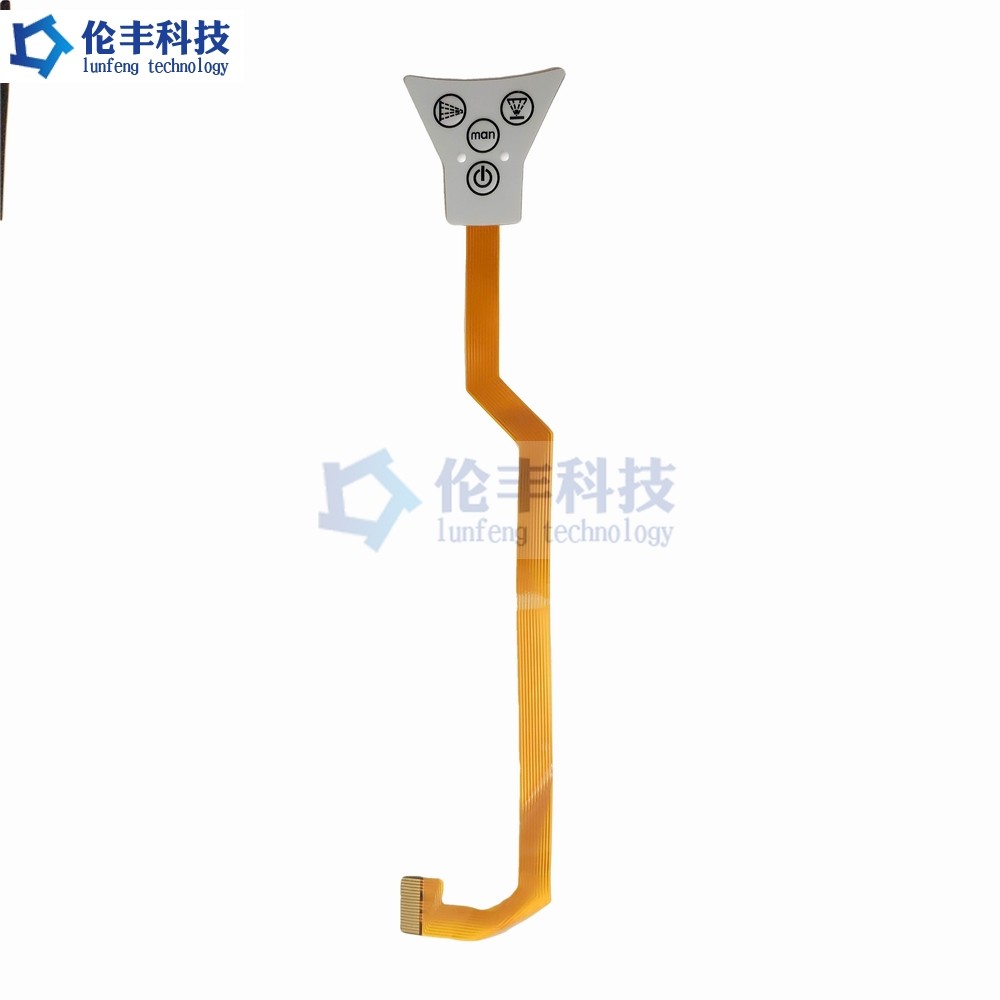 Flex Tail FPC Membrane Switch PET V200 3M468 Membrane Control Panel