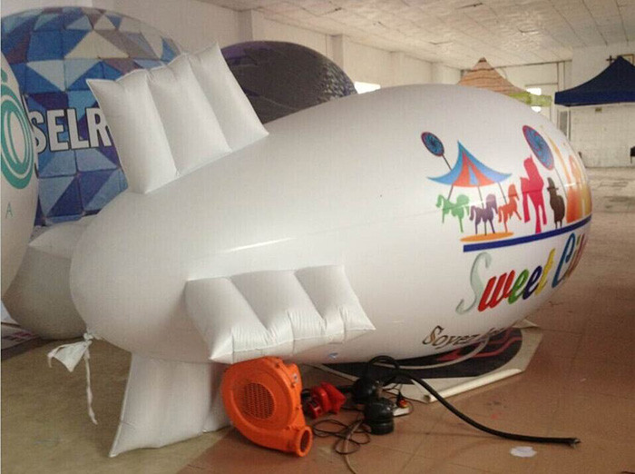 PVC Inflatable Advertising Products Airtight Blimp Helium Airship for Display