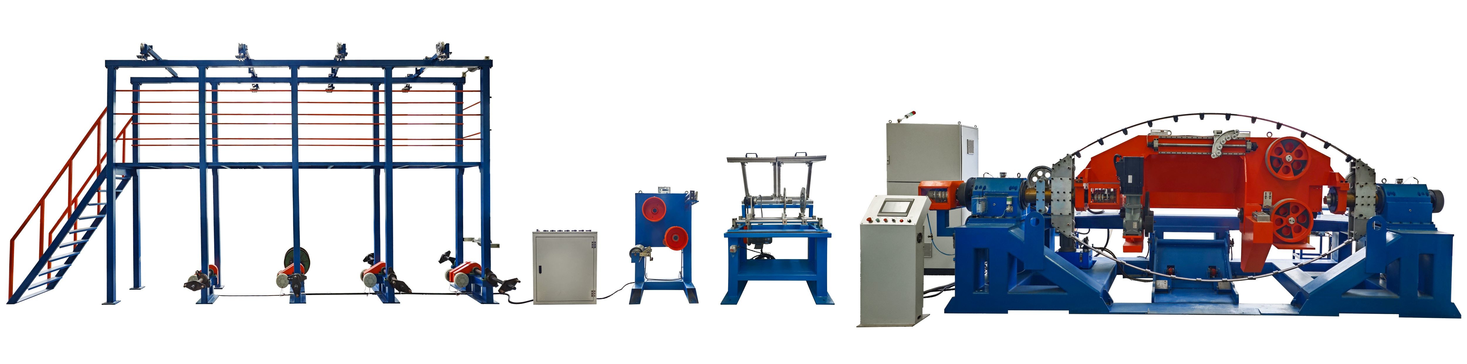 1250 7 Strand Wire Stranding Machine For Telephone Cable 0.08mm