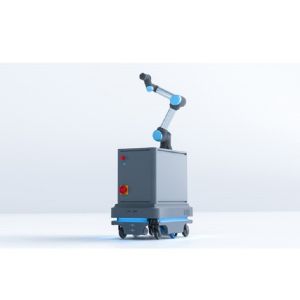 UR Callaborative robot and robotiq robot gripper for AGV Robot