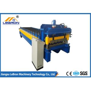  2018 new type color steel glazed tile roll forming machine PLC control automatic made in china blue color Manufactures