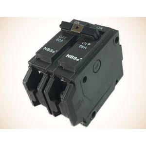NBSe TQL 2P 60A 10KA Plug In Circuit Breaker ,thermal overload protector AC 125