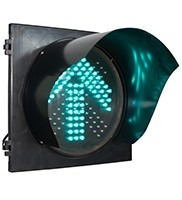 PC/Die Cast Aluminum 300mm Series Traffic Lights Light Arrow And Cross Traffic Light