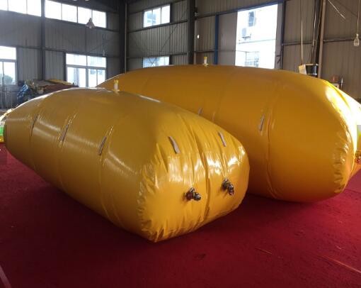 Sealed 2000 Liter Flexible Fuel Bladder ，Yellow Anti-UV Fuel Pillow Tanks Liquid Containment Fuel Bladder
