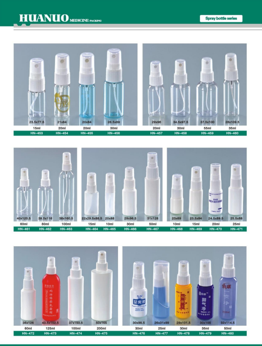 500cc PET Plastic Cylinder Bottle for Liquid Supplement Medicine 500mL/16.9oz Round Shape