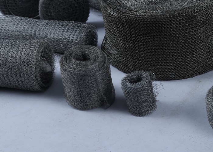 28mm Knitted Wire Mesh Single Knitting SS316L