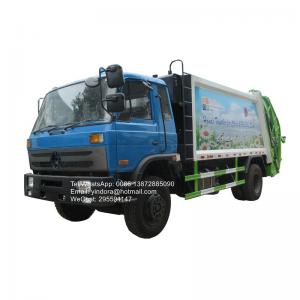 Dongfeng 170hp 190hp rubbish compactor garbage container bin lifter waste compressor truck
