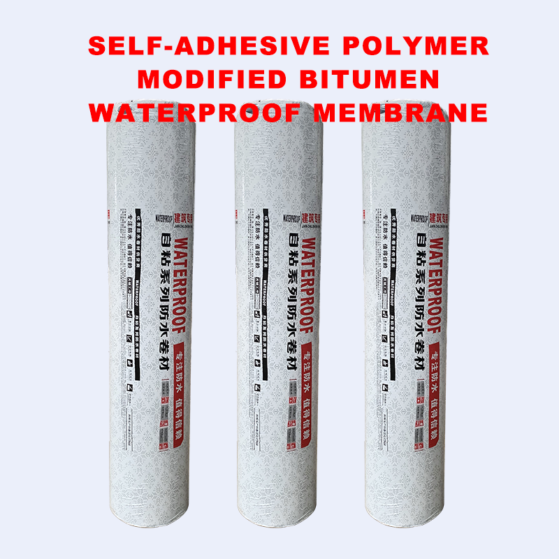 Self Adhesive SBS Modified Bitumen Waterproof Membrane For Roofing And Heat Insulation