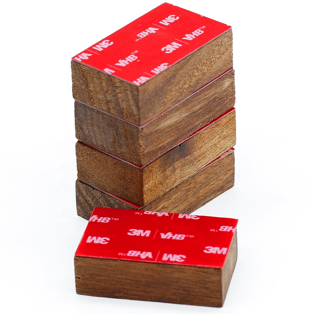 Sustainable Wood Magnetic Knife Holder For Wall STRONG Neodymium Magnets Adhesive Strip