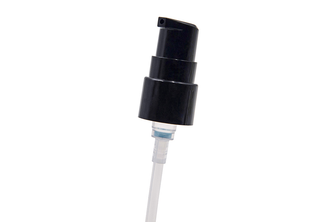 Black Plastic Treatment Pump Cosmetic Lotions Cream Pump Dispenser