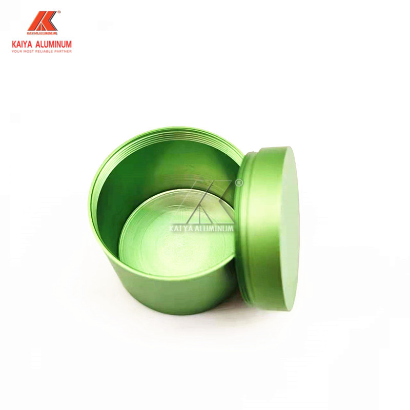 Travel Empty Tea Storage Round Aluminum Cans T8 With Lids