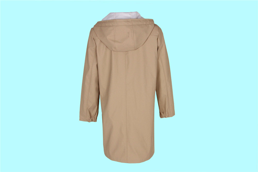 Long Sleeve Casual Womens Longline PU Leather Coat