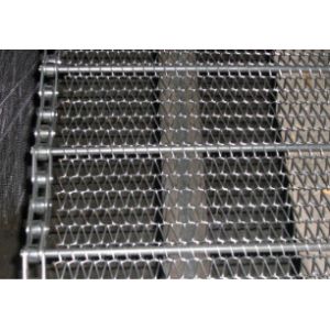 ODM High Temperature Diamond Mesh Steel Wire With Chain Driven