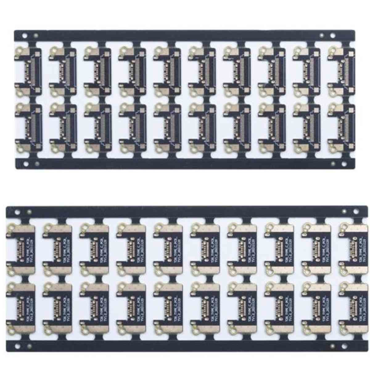 Impedance Control Double Side Prototype PCB 4mil FR4 TG150 Matt Black