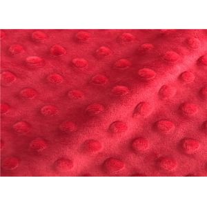 Velvet Minky Dot Bubble Knit Minky Plush Fabric 100% Polyester