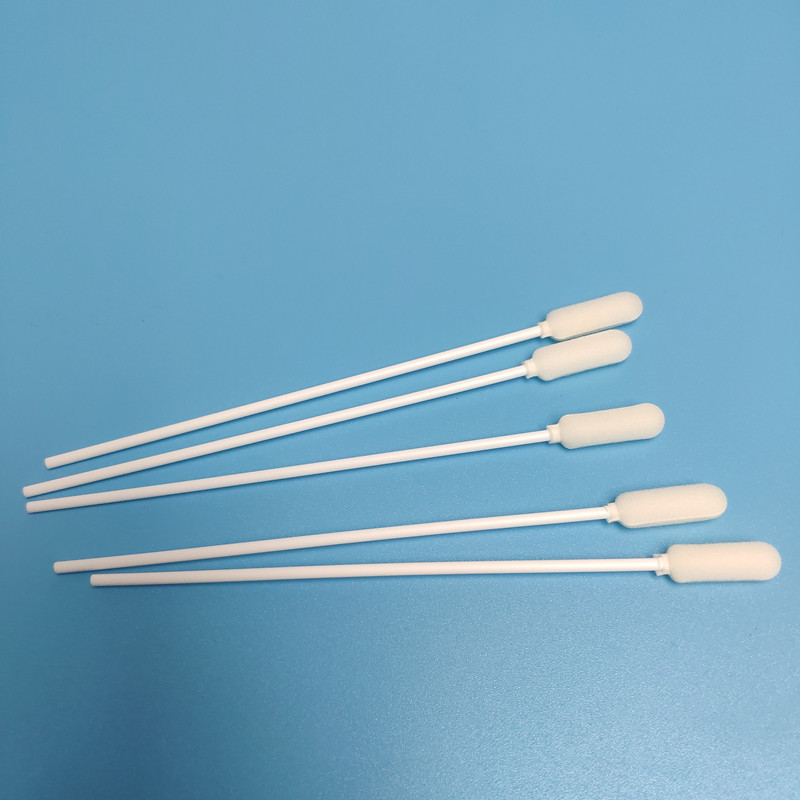 EO Sterile Disposable PP Stick Oral Care Sponge Swabs 140mm