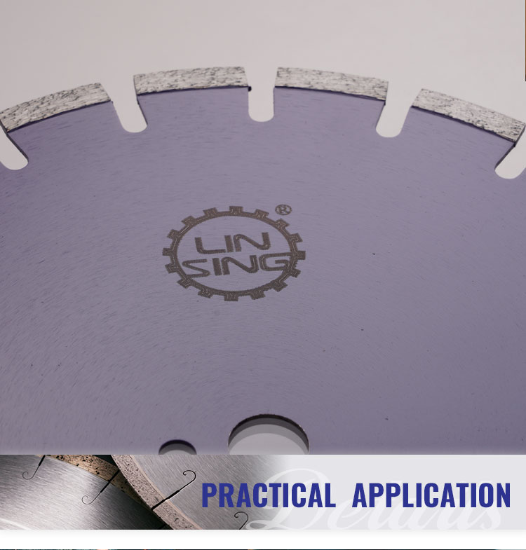 24 Teeth per Inch D350mm Diamond Saw Blade for Professional Stone Concrete Cutting